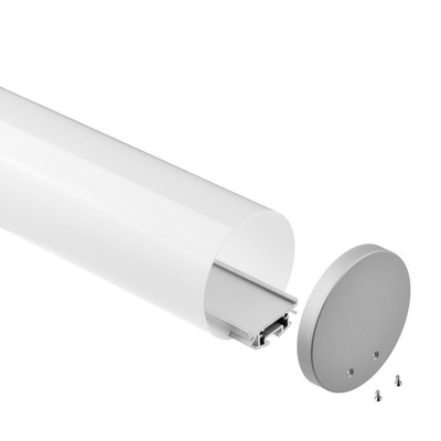 Le profil suspendu en aluminium de 180 degrés LED a anodisé la forme ronde de peinture