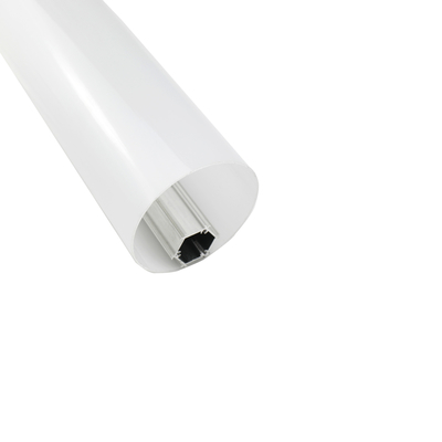 Tube rond LED en aluminium d'angle de faisceau de 360 degrés allumant le profil pour la lumière de bureau