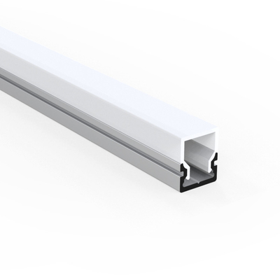6063 profil monté extérieur de l'alliage d'aluminium LED avec plier le traitement de Déroulage