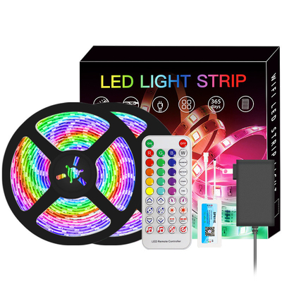 5050 lumières de bande de RVB Intelligent LED 10 mètres de Bluetooth d'APPLI d'OEM de contrôle