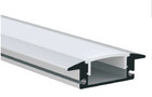 Profils enfoncés anodisés de LED, surface en aluminium d'extrusion de LED montée