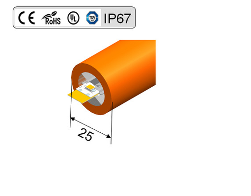 360 Degrés Fléchirible RGB LED Néon Fléchir IP67 Étanche 6000k