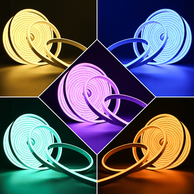 Lumière au néon 15×16mm 12V 6000K blanc froid de corde du câble 2835 SMD LED