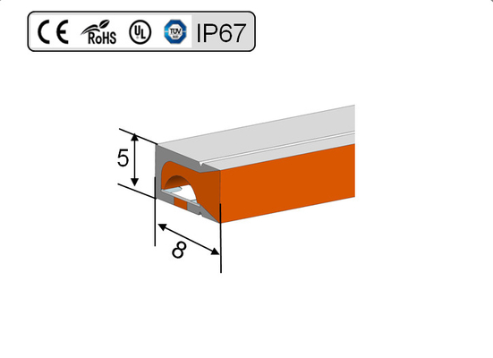 Le câble au néon Fléchirible 12v IP68 de RVB LED imperméabilisent pour la lumière de piscine