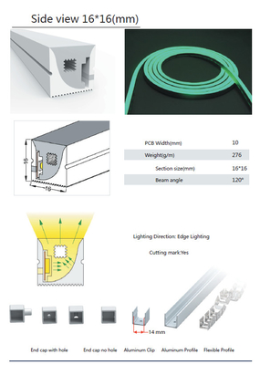 Fléchirible Pliable de LED de tube Fléchirible imperméable de silicone pour la bande au néon