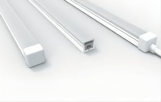 Couleur claire laiteuse imperméable du tube IP68 de silicone de LED montée enfoncée