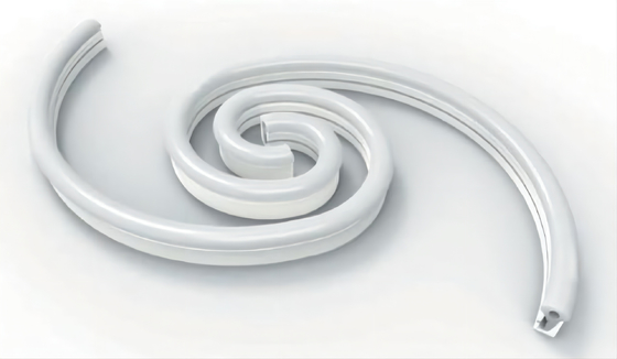 Le tube en caoutchouc Fléchirible de silicone pour la LED dépouille fixé au mur pour l'éclairage à la maison