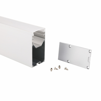 Profil en aluminium suspendu 40×75mm de lumière de bande de LED pour le salon
