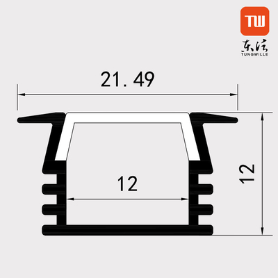 éclairage de bande enfoncé par 16x12mm LED pour le matériel en aluminium de plaque de plâtre