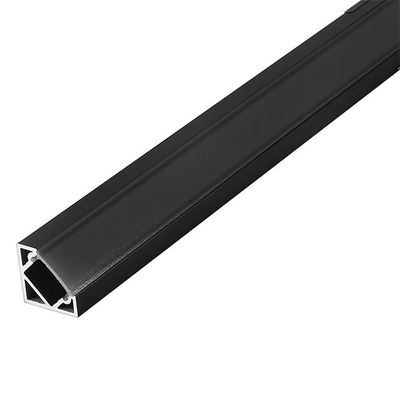 La Manche noire de bande du coin LED, ODM d'OEM de profil de coin de bande de LED