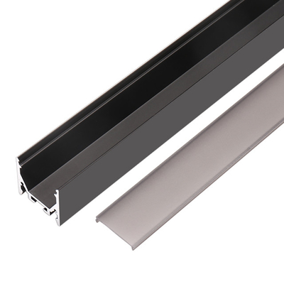 Profil monté extérieur d'intérieur moderne 25mmx25mm de LED pour le diffuseur de lumière de LED