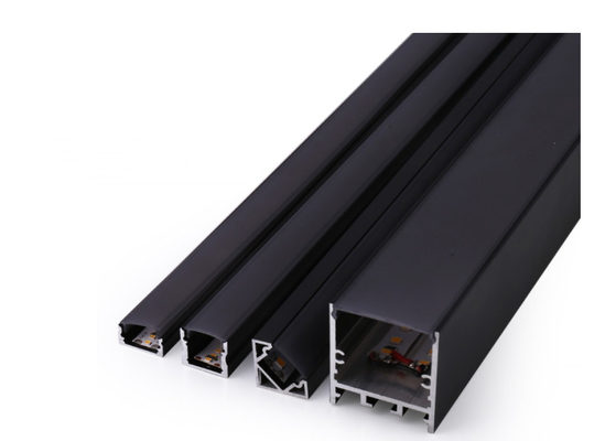 Profil monté extérieur d'intérieur moderne 25mmx25mm de LED pour le diffuseur de lumière de LED