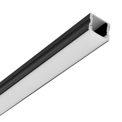 Matériel 6063 T5 en aluminium en plastique monté extérieur de profil de l'extrusion LED