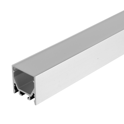Canal carré en aluminium pour éclairage de bande LED Dimension 25mm x 25mm