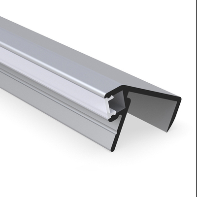 Profil du coin LED de cloison sèche, couleur argentée de noir de la Manche de bande de 45 degrés LED