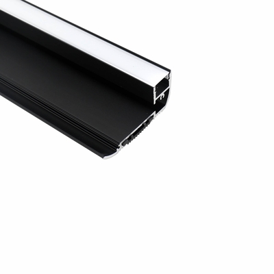 Escalier de cinéma flairant le profil 65mm×28mm de LED avec l'anti caoutchouc de glissement