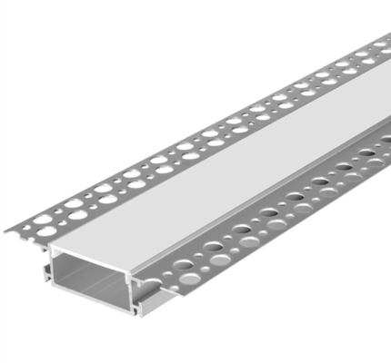Profil en aluminium de cloison sèche de plafond de plâtre pour l'éclairage de bande de LED 98mm x 18mm