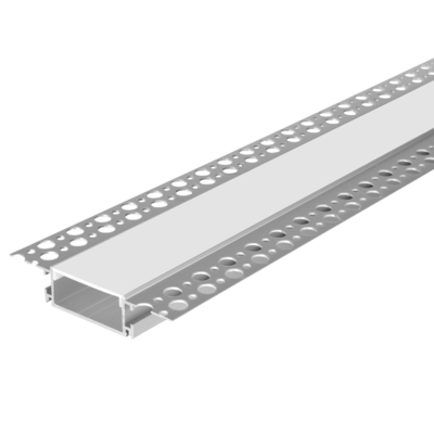 Profil en aluminium de cloison sèche de plafond de plâtre pour l'éclairage de bande de LED 98mm x 18mm