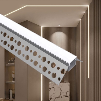Profil de la plaque de plâtre LED de cloison sèche de Sans garniture pour le matériel d'alliage d'aluminium de bande de LED