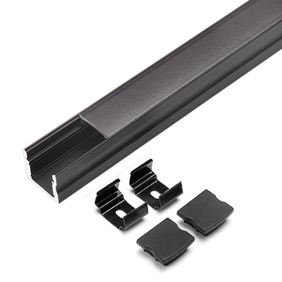 Profil monté par surface de la garde-robe de bureau LED petit avec le diffuseur d'opale de PMMA