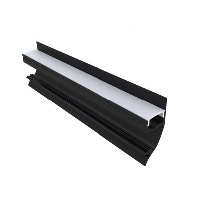 ODM d'OEM noir en aluminium expulsé de support extérieur de la Manche de lumière de bande de LED