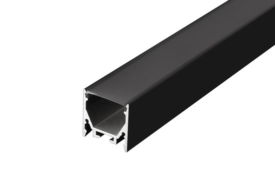 Profil monté extérieur d'intérieur moderne 25mmx25mm de LED pour le diffuseur de lumière de LED