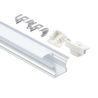 La garde-robe enfoncée LED profile l'extrusion en aluminium menée par radiateur de forme d'U