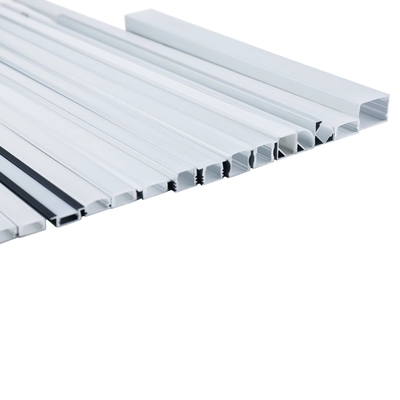 La garde-robe enfoncée LED profile l'extrusion en aluminium menée par radiateur de forme d'U