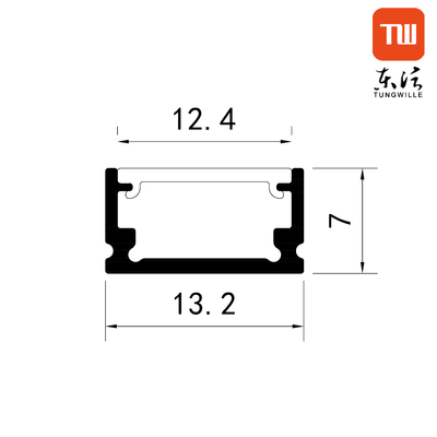 Surface légère de Cabinet de garde-robe de diffuseur de PC de profil d'extrusion de LED de petite taille