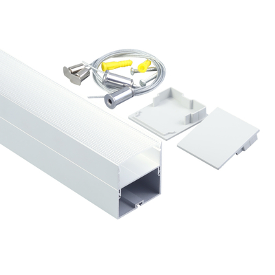 appareils d'éclairage en aluminium menés suspendus de plafond de profil de 40mm décoratifs