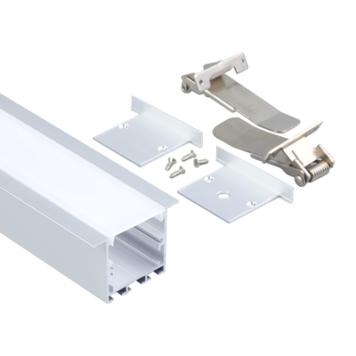 La forme en U 6063 a mené le profil mené suspendu par canal en aluminium d'extrusion de bande