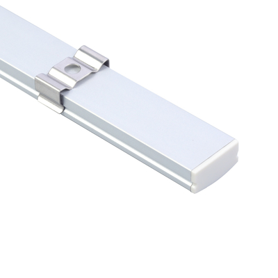 L'aluminium de surface d'éclairage d'intérieur a mené le diffuseur blanc laiteux de profil