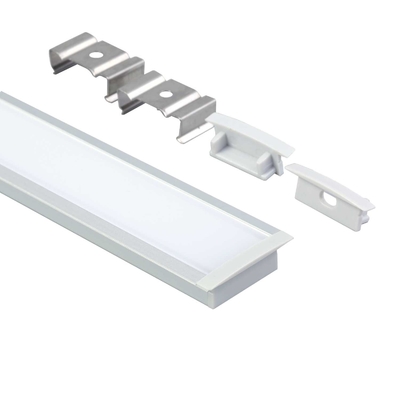 Forme en U 23x10mm de profil en aluminium mené monté par surface légère linéaire