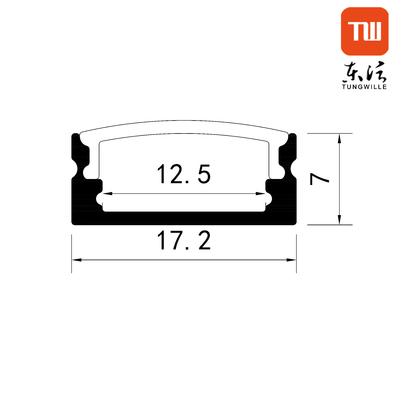 Le radiateur U forment mené allumant l'aluminium monté extérieur d'extrusion de profil