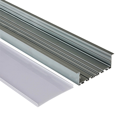 La lumière de bande de LED la Manche qu'en aluminium a enfoncé le profil du plâtre LED a adapté aux besoins du client anodisé