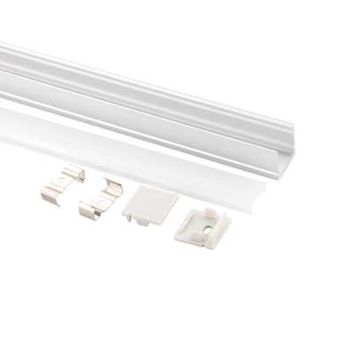la forme de la largeur U de 20mm a mené la lumière en aluminium de garde-robe de cuisine de couverture de PC de profil