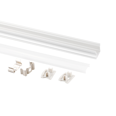 17x15mm U forment les canaux menés apprêtent profil mené monté pour la lumière menée de barre de bande
