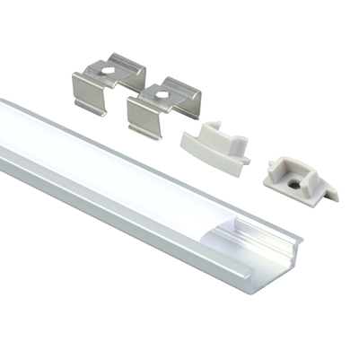 La couverture LED de diffuseur de PC plâtrent le profil, profil en aluminium du profilé en u LED