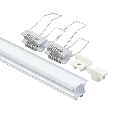U forment la Manche en aluminium de lumière des meubles LED, profil enfoncé en aluminium argenté de LED