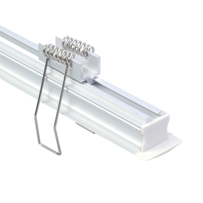 U forment la Manche en aluminium de lumière des meubles LED, profil enfoncé en aluminium argenté de LED