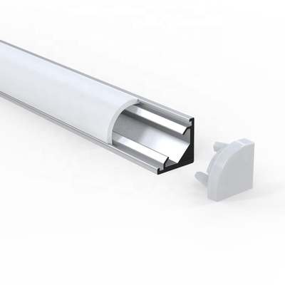 Le profil faisant le coin de lumière de bande de l'alliage d'aluminium LED a anodisé la peinture pour d'intérieur