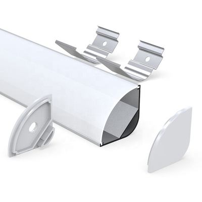 La Manche en aluminium 30mm faisante le coin blanche de bande de LED pour le bureau de garde-robe
