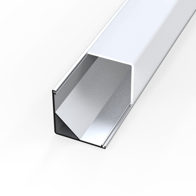La Manche de coin de bande d'OEM LED, la Manche en aluminium du degré en forme de V LED de l'extrusion 45