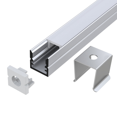 Diffuseur en aluminium de lumière de bande de LED, extrusion extérieure du bâti LED pour le cinéma de gymnase