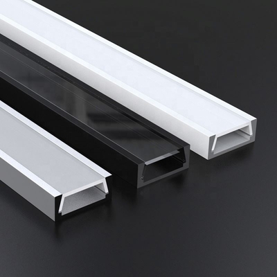 Profil monté extérieur de 6063 LED, ODM d'OEM en aluminium de logement de lumière de LED