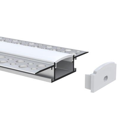 Couleur argentée de Sans garniture de cloison sèche enfoncée par bande légère de la Manche de LED