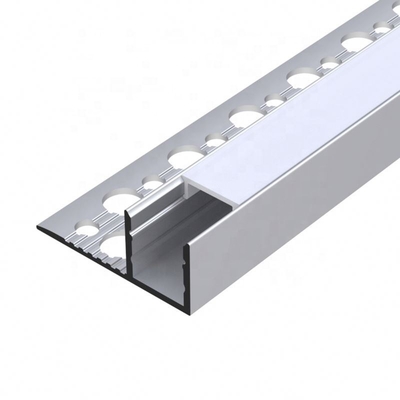 La Manche en aluminium encastrée de profil de la plaque de plâtre mince LED de Sans garniture pour le plafond