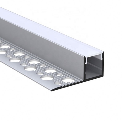 La Manche en aluminium encastrée de profil de la plaque de plâtre mince LED de Sans garniture pour le plafond