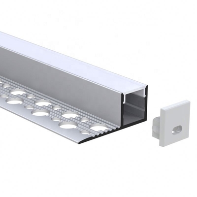 La Manche en aluminium encastrée de profil de la plaque de plâtre mince LED de Sans garniture pour le plafond