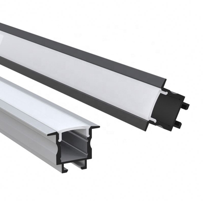 Profils enfoncés ultra lumineux de LED, logement en aluminium expulsé argenté de LED